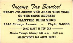 Income Tax Service! 