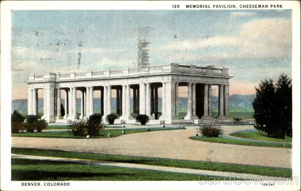 Memorial Pavilion Cheeseman Park Denver CO