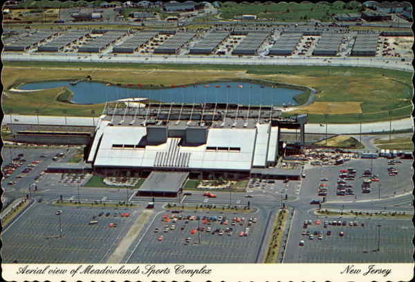 Aerial view of Meadowlands Sports Complex East Rutherford New Jersey