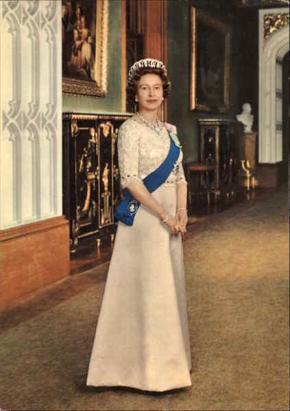 Hm Queen Elizabeth Ii Formal Portrait Royalty 1492