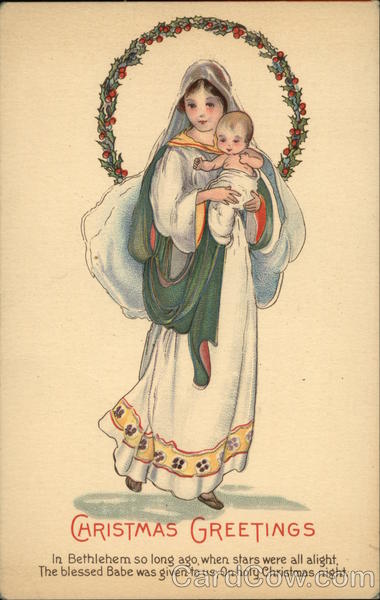 Mary Carrying Baby Jesus Madonna & Child