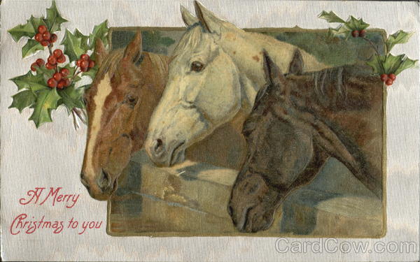 A Merry Christmas To You Horses