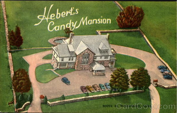 Hebert Candy Mansion. Hebert#39;s Candy Mansion, Route