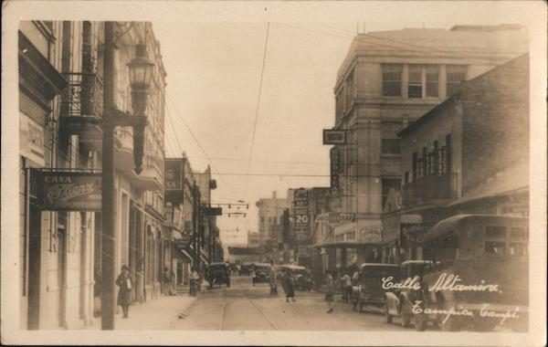 Altamira Street Tampico Mexico Postcard