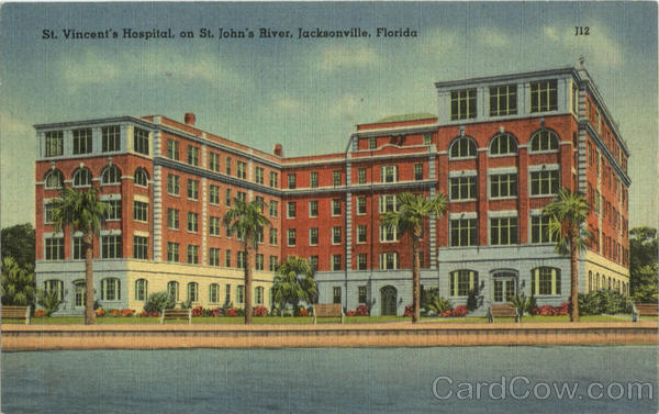 St Johns River In Florida. vincents hospital st johns