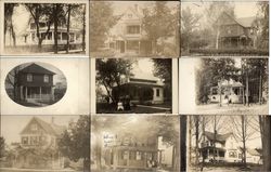 Lot of 24 Binghamton NY Houses New York Postcard Postcard