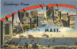 Greetings from Nantucket Massachusetts Postcard Postcard