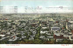 Troy Looking South New York Postcard Postcard