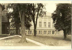 R.P.I. Library Postcard