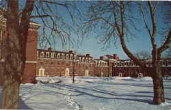 The RPI Quad in Winter Troy, NY Postcard Postcard