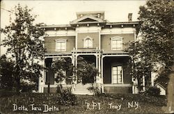 Delta Tau Delta Fraternity House, RPI Postcard