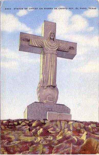 Statue of Christ Sierra De Cristo El Paso Texas