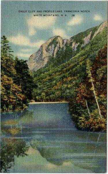 Eagle Cliff and Profile Lake Franconia Notch White Mountains, NH