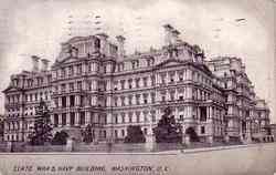 State War & Navy Building Postcard