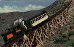 Jacob's Ladder Mt Washington Cog Railway White Mountains, NH Postcard Postcard