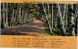 Shelburne Memorial Highway White Mountains, NH Postcard Postcard