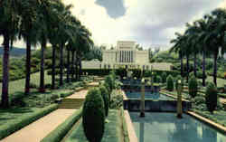 Mormon Temple in Hawaii Laie, HI Postcard Postcard