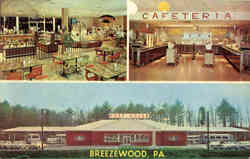 Breezewood Post House Pennsylvania Postcard Postcard