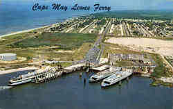 Cape May Lewes Ferry Postcard