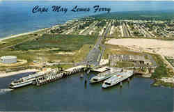 Cape May Lewes Ferry Postcard