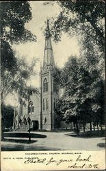 Congregational Church Melrose, MA Postcard Postcard