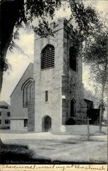 St. Marks Church Leominster, MA Postcard Postcard