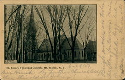 St. John's Episcopal Church Mount Morris, NY Postcard Postcard