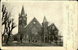 Lutheran Church Mifflintown, PA Postcard Postcard