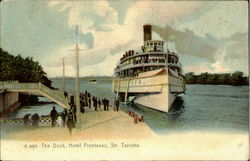 The Dock Hotel Frontenac, Str. Toronto Postcard