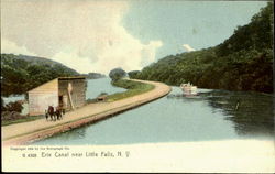 Erie Canal near Little Falls New York Postcard Postcard