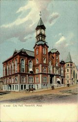 City Hall Haverhill, MA Postcard Postcard