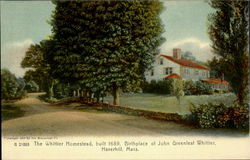 The Whittler Homestead Haverhill, MA Postcard Postcard