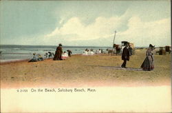 On the Beach Postcard