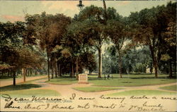 Lexington Green Massachusetts Postcard Postcard