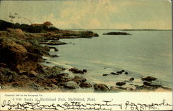 Rocks At Marblehead Neck Massachusetts Postcard Postcard