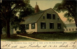 The Old Harlow House Plymouth, MA Postcard Postcard