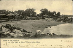 The Beach At Salem Willows Postcard