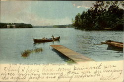 Waushakum Pond Framingham, MA Postcard Postcard