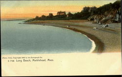 Long Beach Marblehead, MA Postcard Postcard