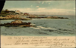 View From Gailloups Point Swampscott, MA Postcard Postcard