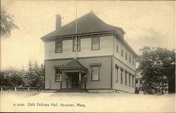 Odd Fellows Hall Postcard