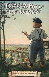 The Dutch Boy Painter Postcard