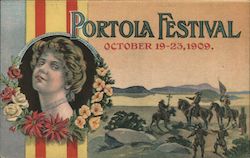 San Francisco Portola Festival 1909 Postcard