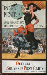 Portola Festival, San Francisco, October 22-25, 1913 California Exposition Postcard Postcard Postcard