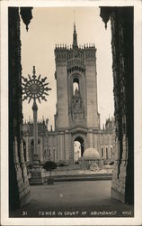 Tower in Court of Abundance Postcard