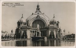 Festive Hall Postcard