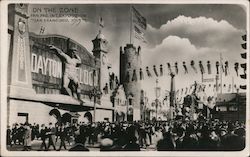 On The Zone 1915 Panama-Pacific International Exposition (PPIE) Postcard Postcard Postcard