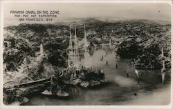 Panama Canal on the zone 1915 Panama-Pacific International Exposition (PPIE) Postcard Postcard Postcard