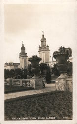 Italian Towers from South Gardens Postcard