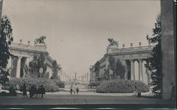 View of Court of 4 Seasons 1915 Panama-Pacific International Exposition (PPIE) Postcard Postcard Postcard